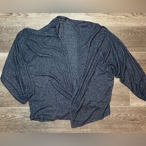 Bobeau open front cardigan heather gray size large